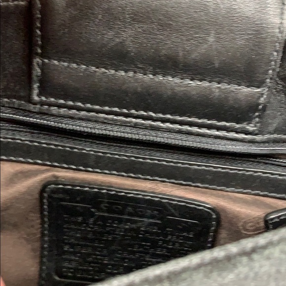 COACH Microfiber Mini with leather trim - Picture 3 of 5